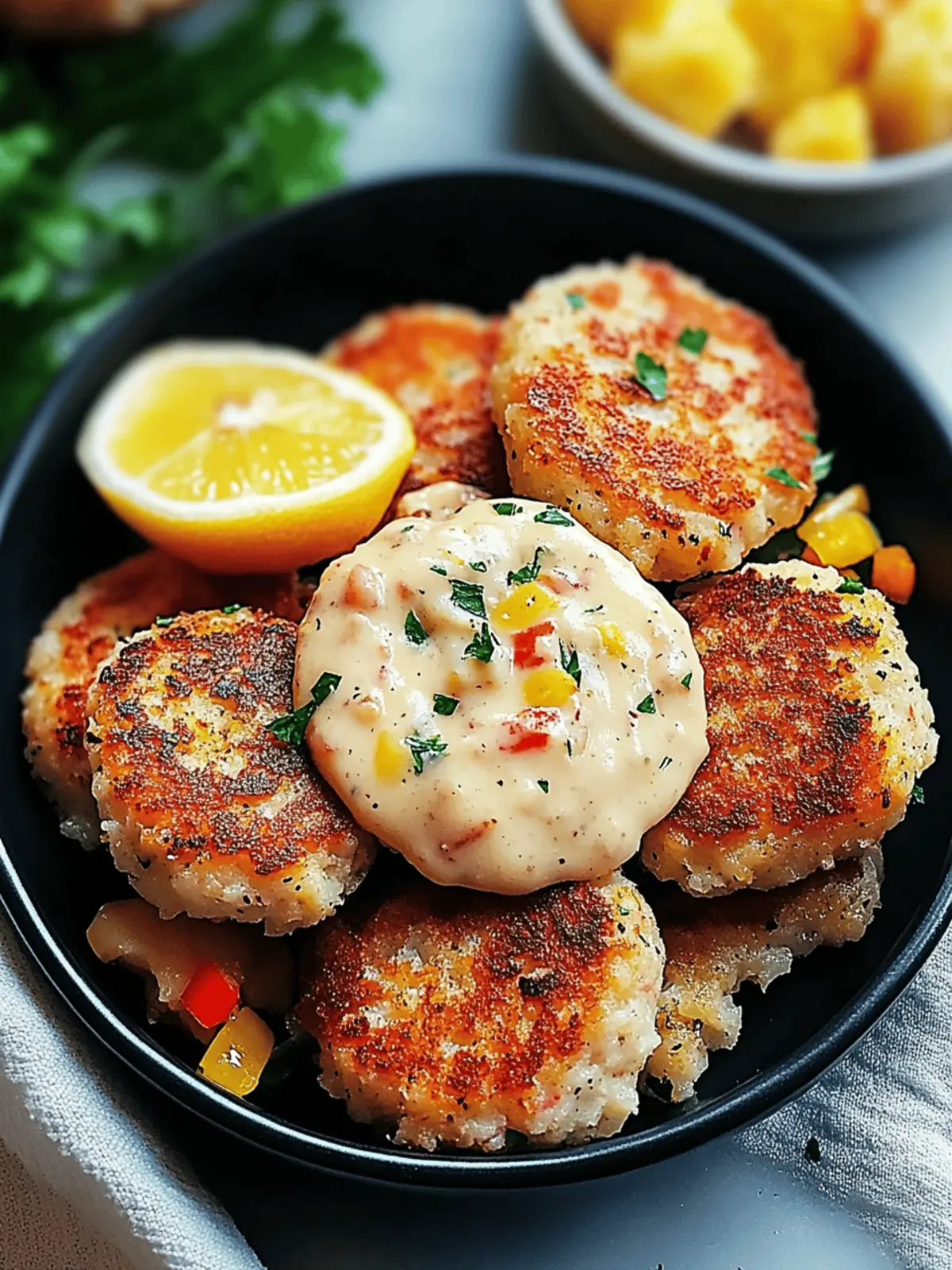 Shrimp Cakes with Lemon Aioli