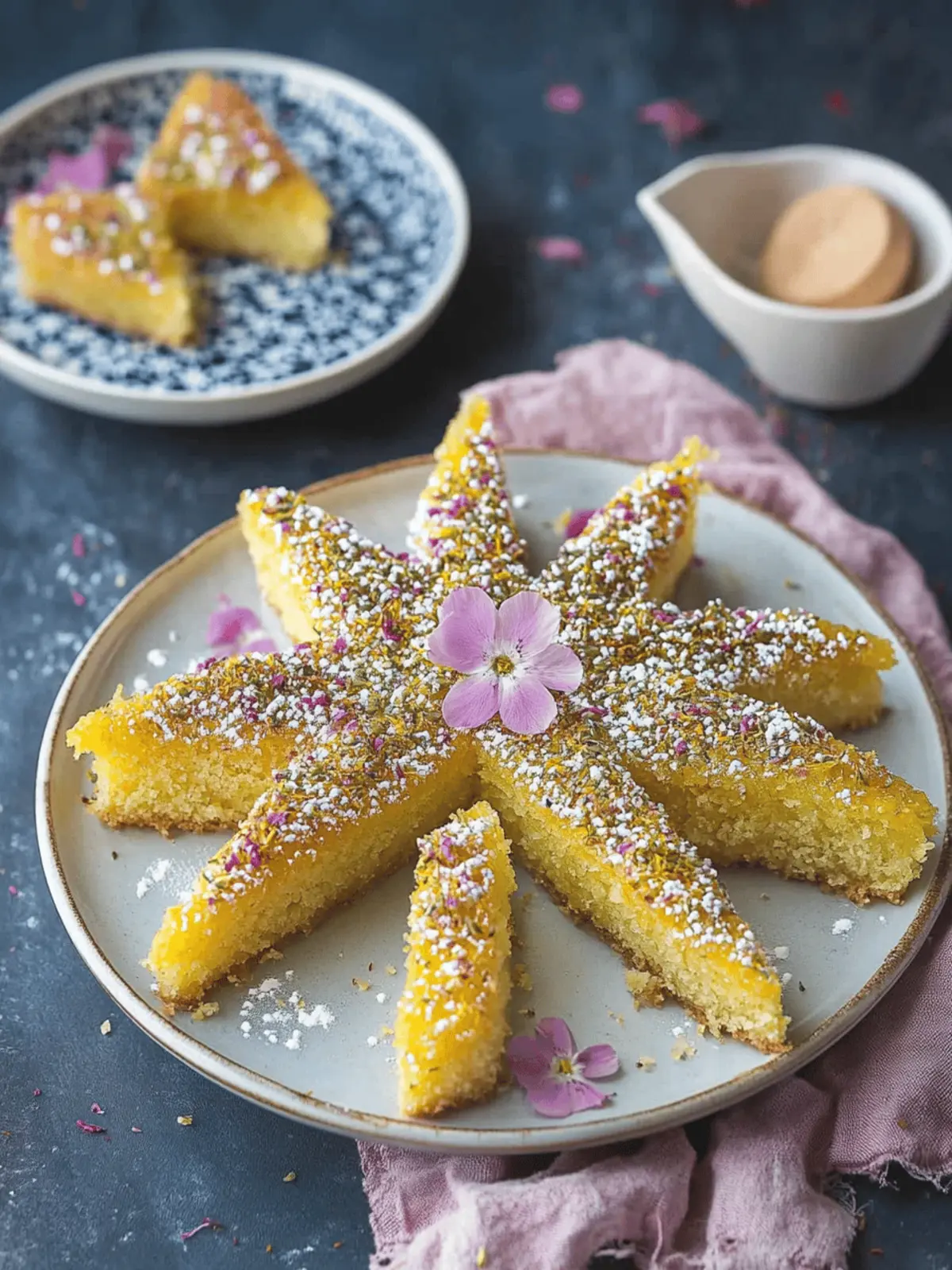 Persian Saffron Cake