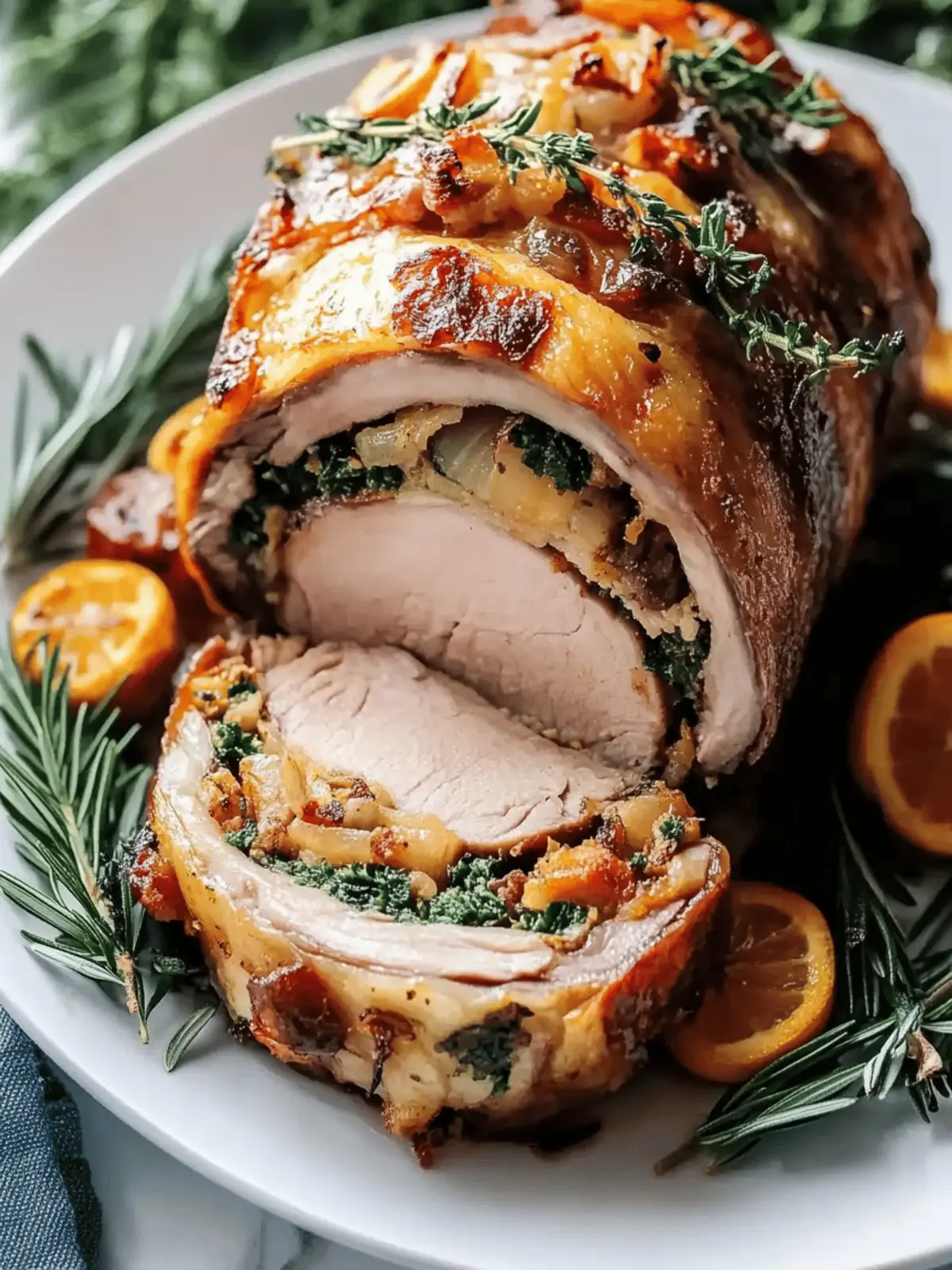 Mouthwatering Christmas Stuffed Pork Roast for Festive Feasts 4 Christmas Stuffed Pork Roast