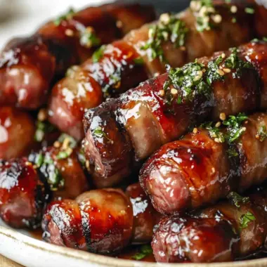 Sticky Pigs in Blankets