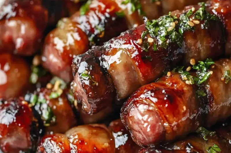 Sticky Pigs in Blankets