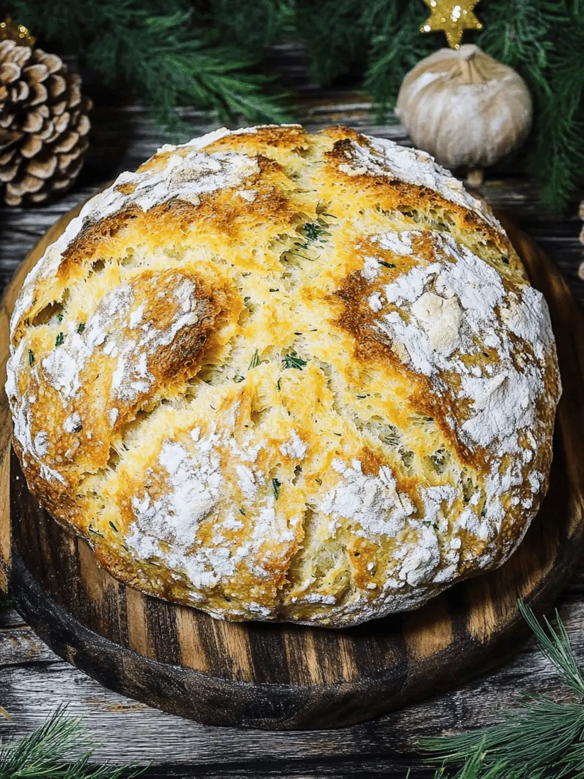 Cheddar and Herb Soda Bread