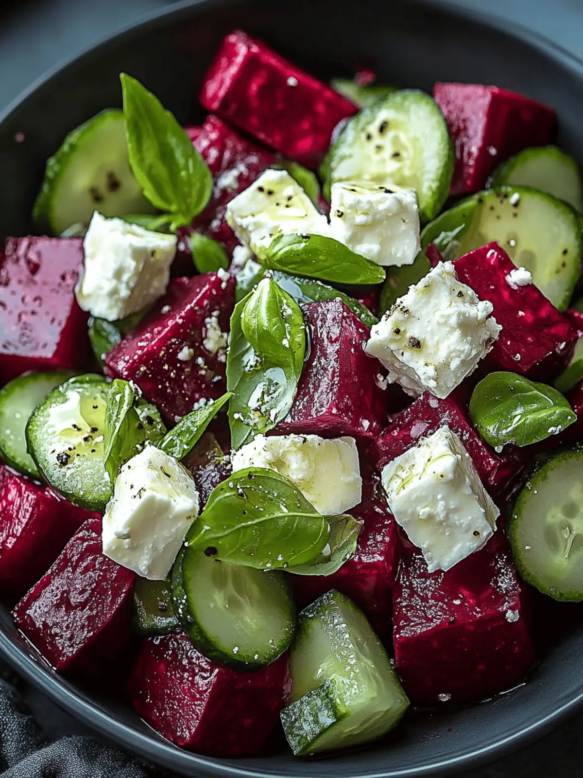 Vibrant Beet Salad with Feta and Cucumbers for Fresh Eating 4 Beet Salad with Feta and Cucumbers