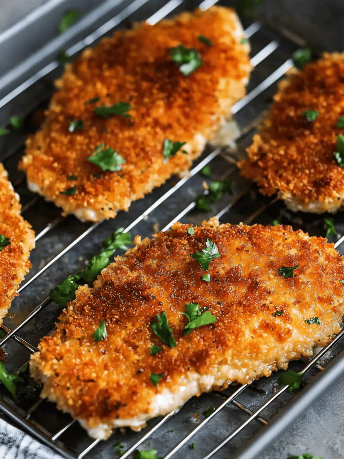Crispy Panko Crusted Chicken