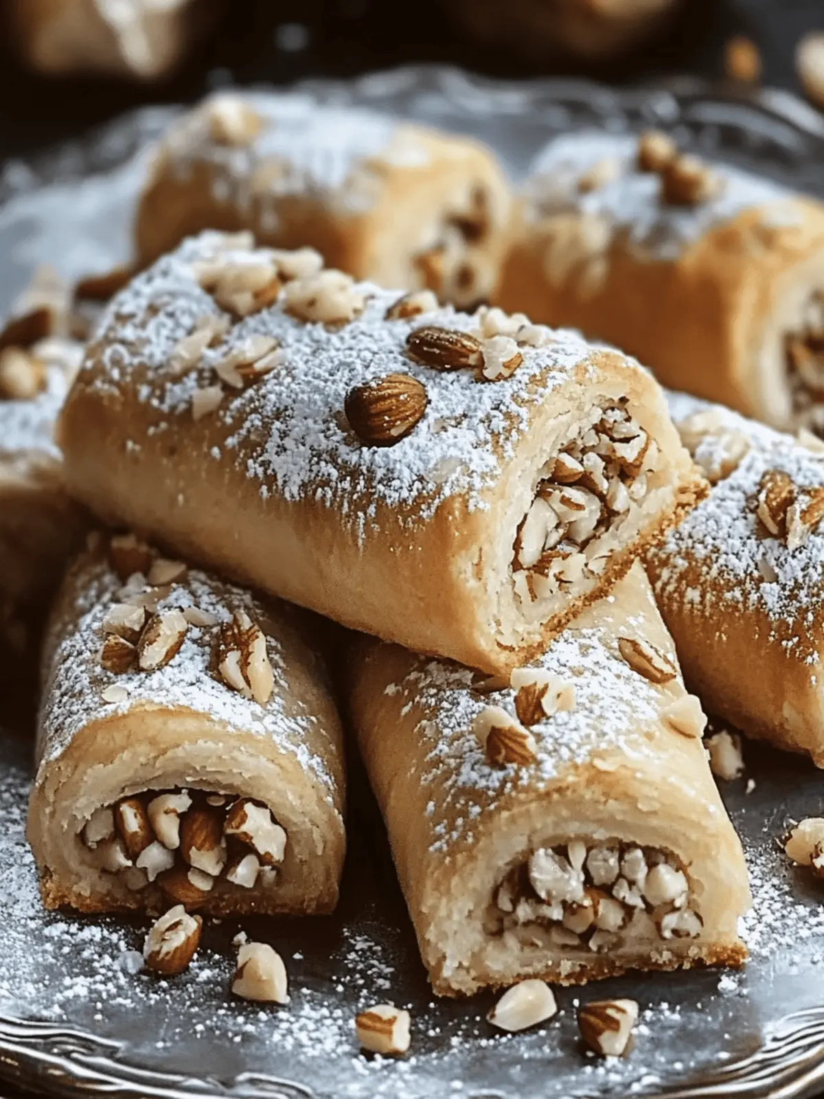 Italian Nut Roll Cookies