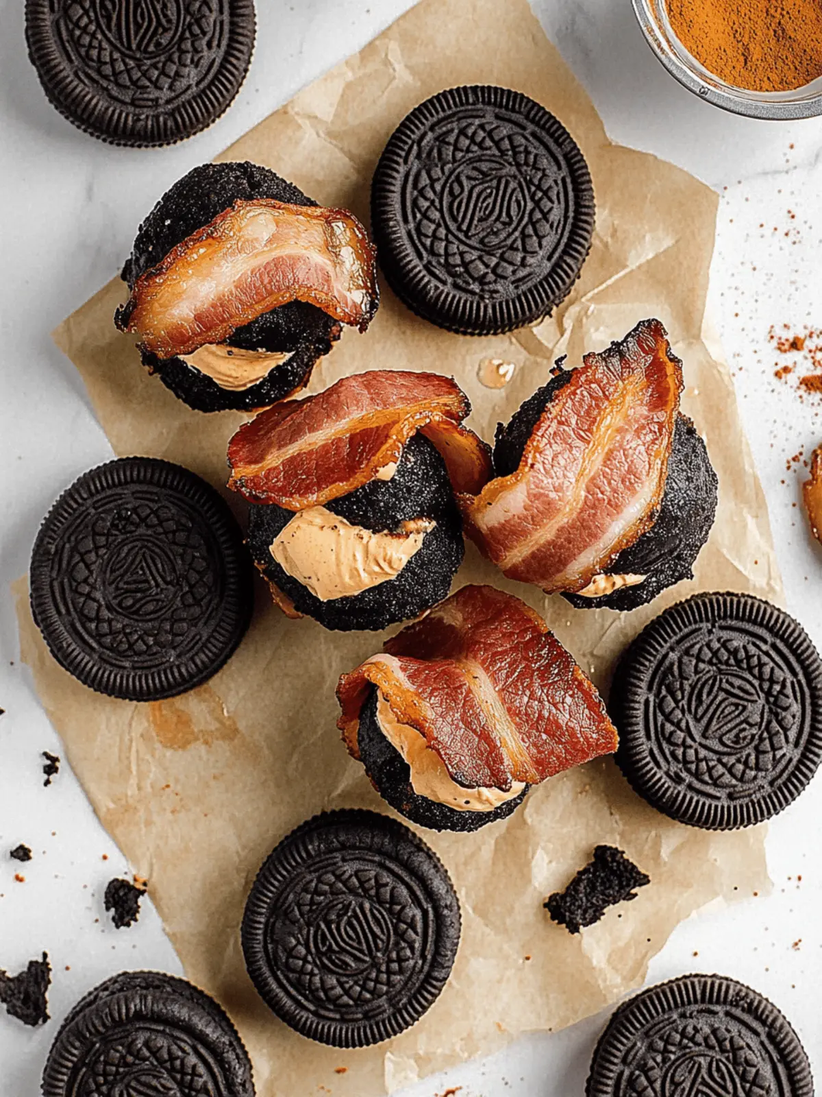 Bacon Wrapped Oreos: The Ultimate Sweet & Savory Treat 5 Bacon Wrapped Oreos