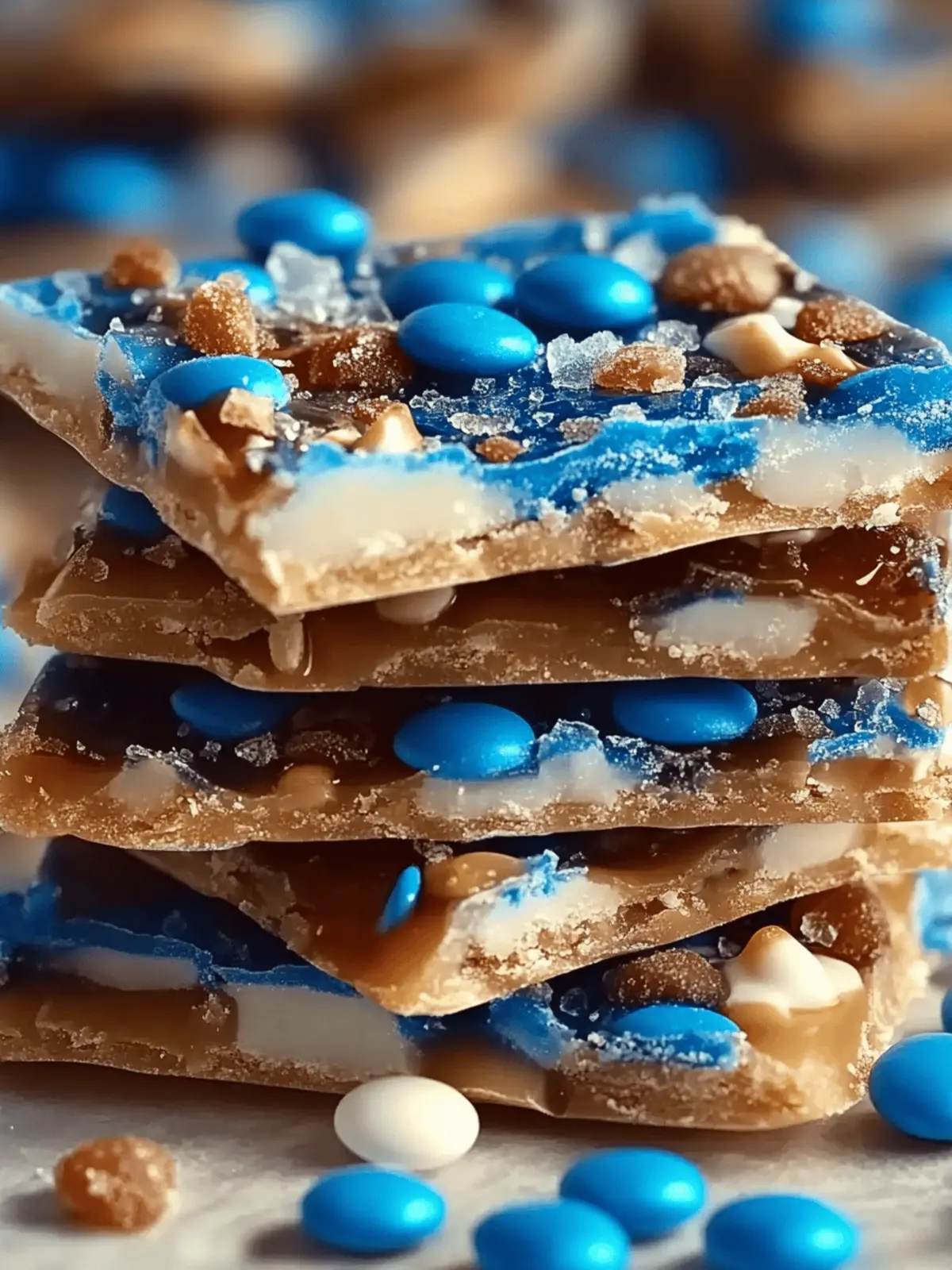 Hanukkah Candy Bark