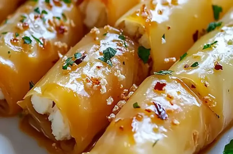 Oven Fried Feta Rolls