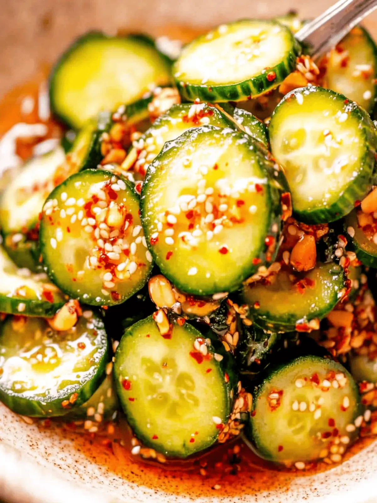 Spicy Korean Cucumber Salad (Oi Muchim)