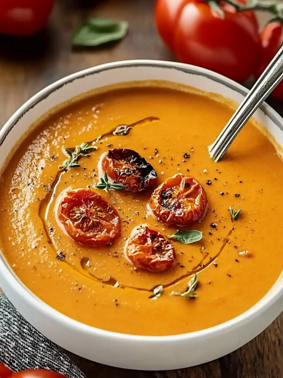 Creamy Roasted Garlic Tomato Soup: Your Cozy Comfort Bowl 3 Creamy Roasted Garlic Tomato Soup