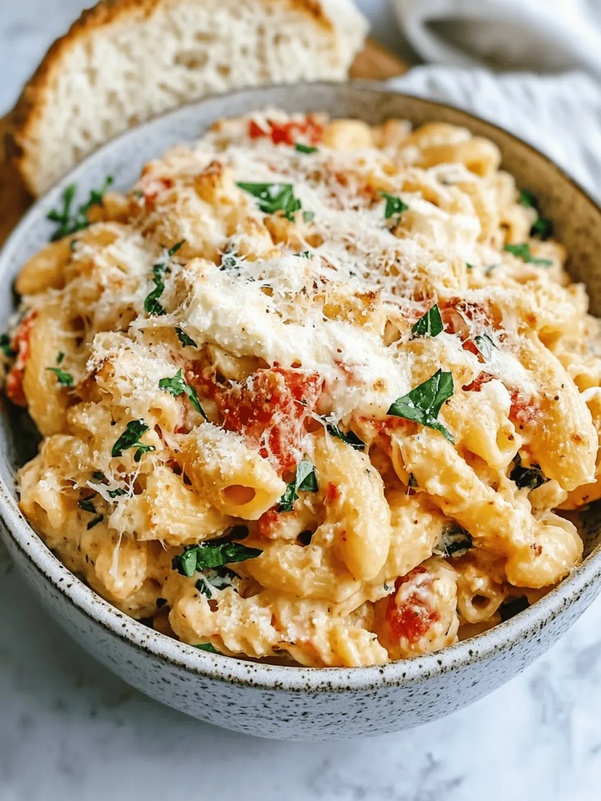 Boursin Cheese Baked TikTok Pasta