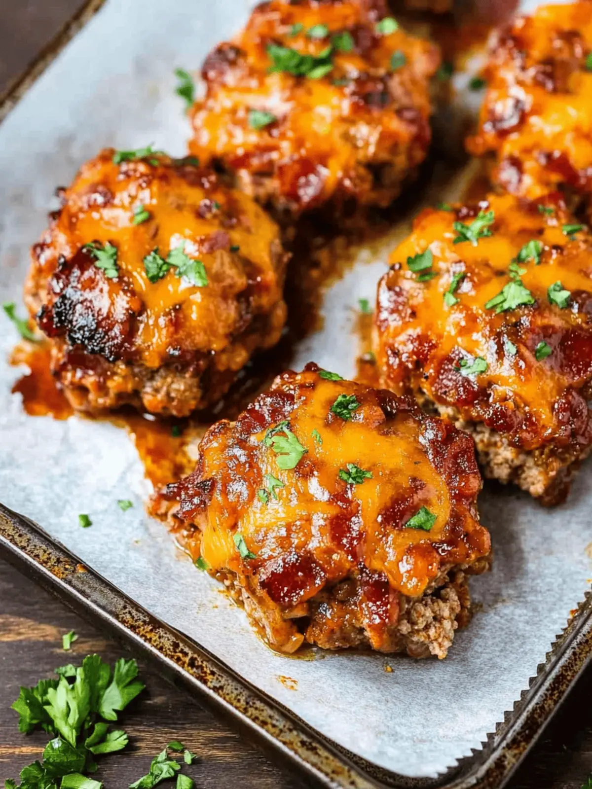Mini BBQ Bacon Cheddar Meatloaf: Quick, Flavor-Packed Bites 5 Mini BBQ Bacon Cheddar Meatloaf