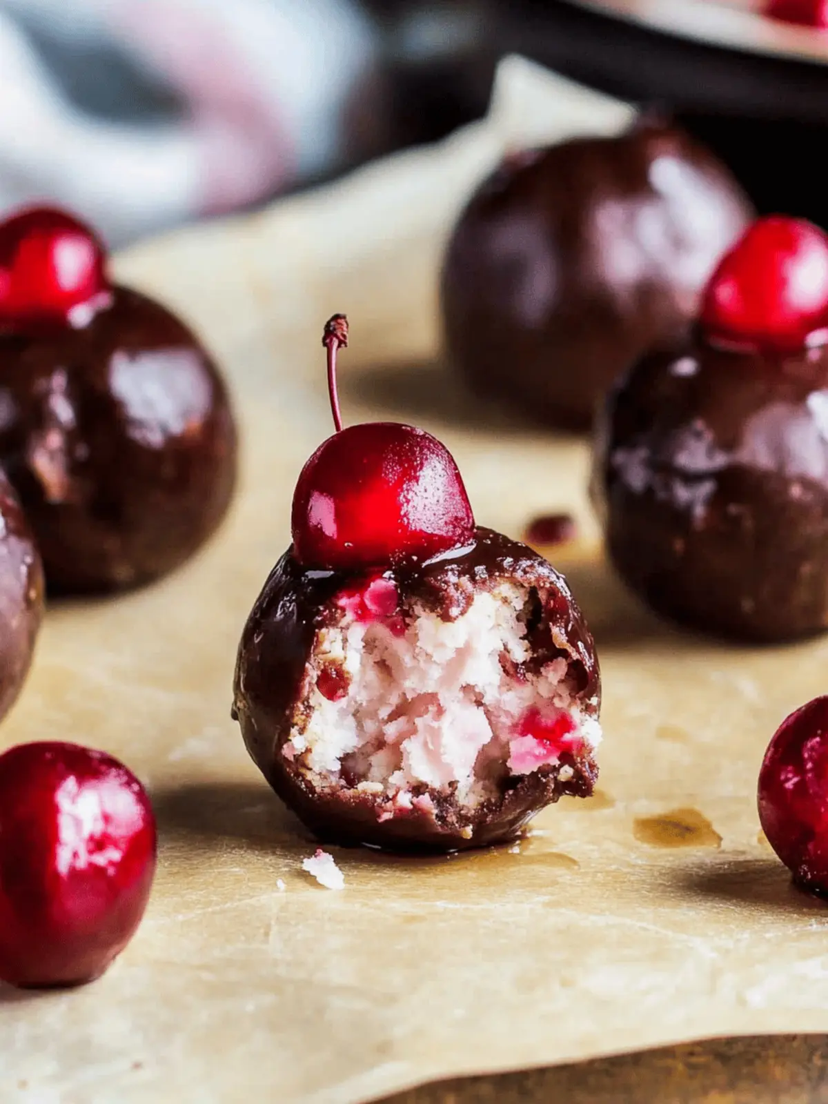 Cherry Bourbon Balls