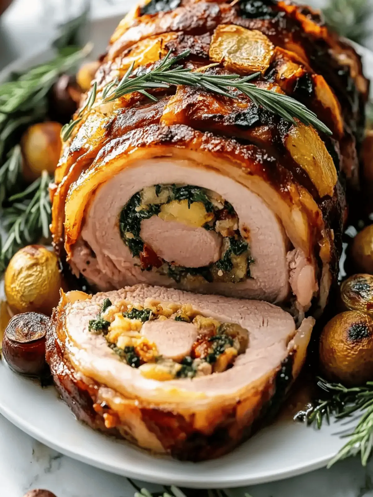 Mouthwatering Christmas Stuffed Pork Roast for Festive Feasts 2 Christmas Stuffed Pork Roast