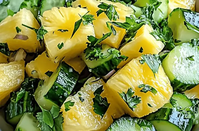 Pineapple Cucumber Salad
