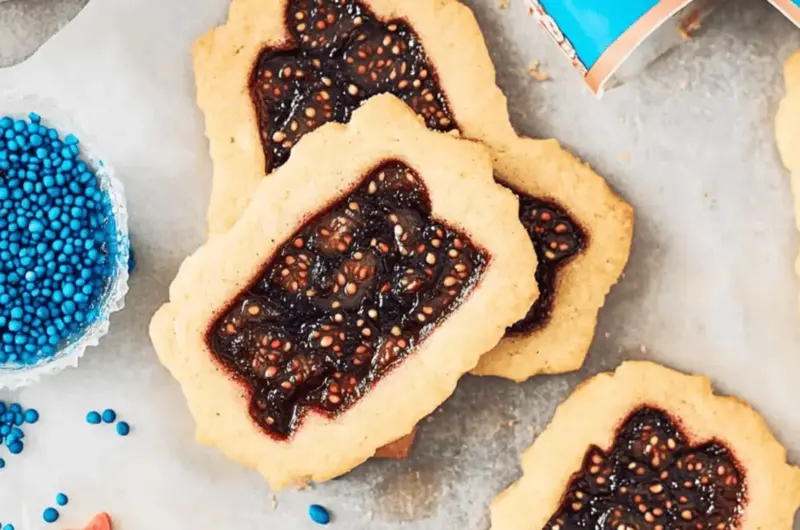 Fig Linzer Cookies