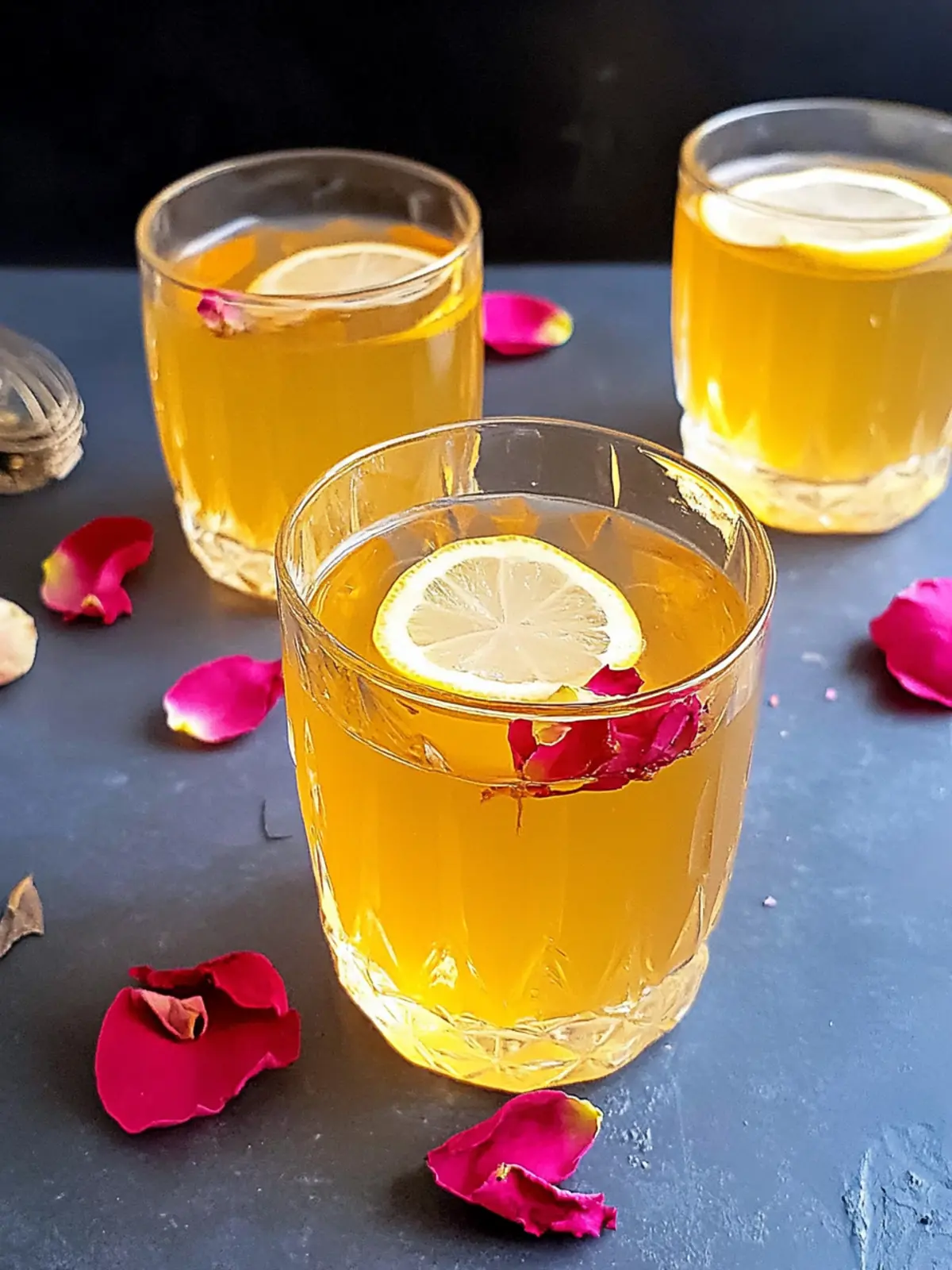 Saffron and Rose Infused Lemonade