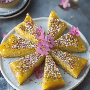 Persian Saffron Cake