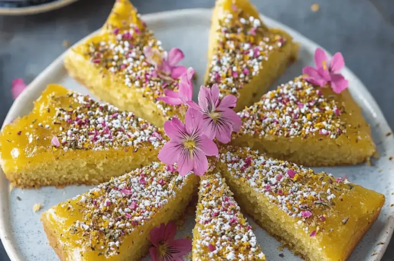 Persian Saffron Cake