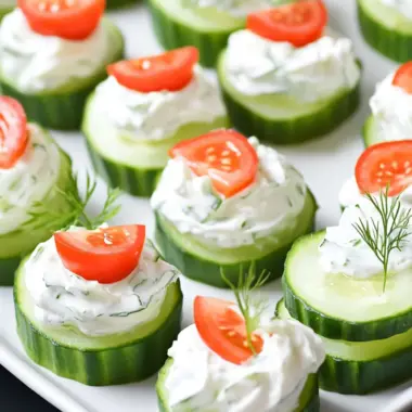 Dilly Cucumber Bites