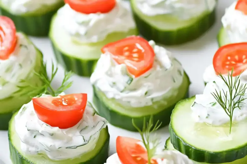 Dilly Cucumber Bites