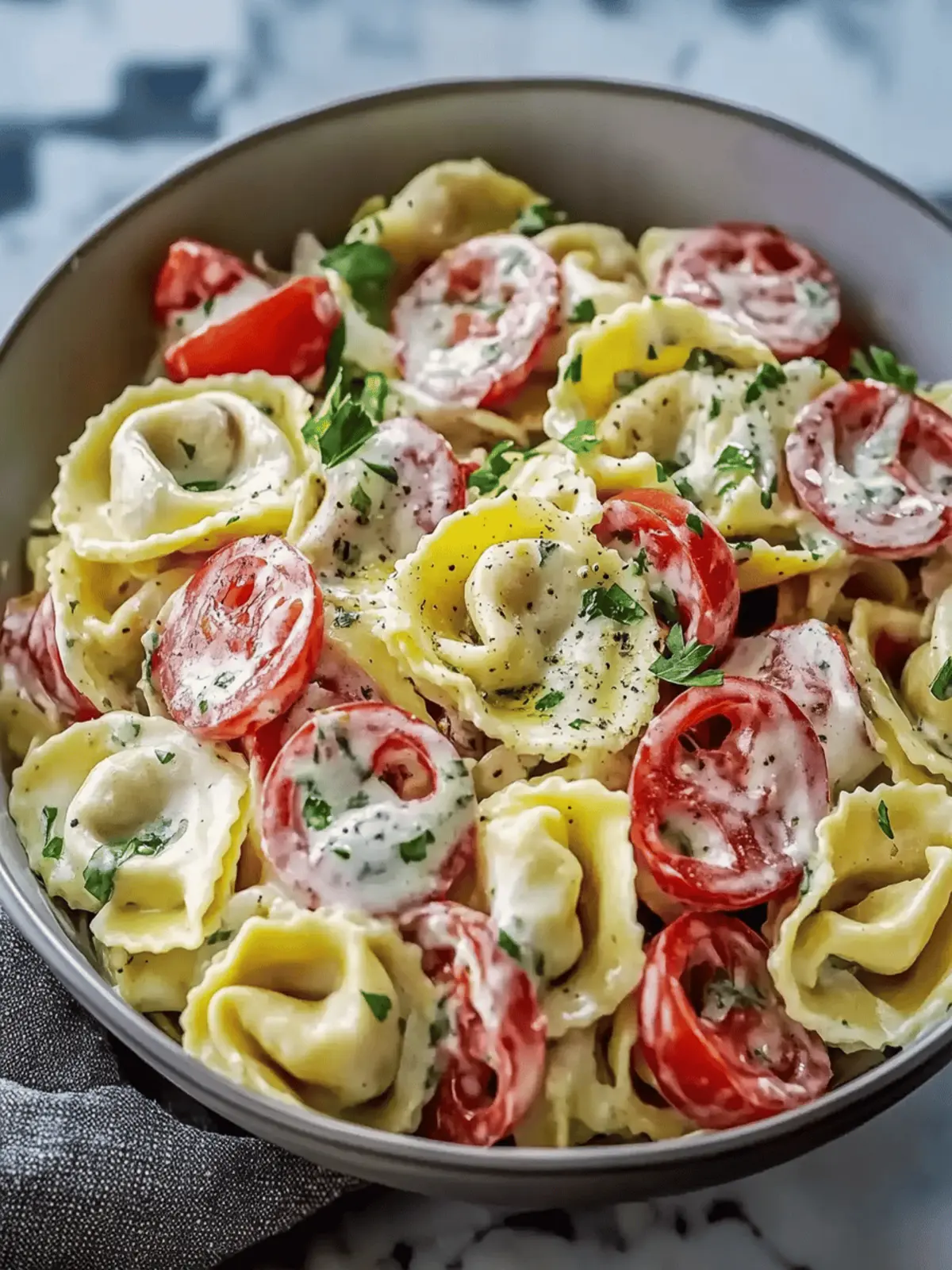 Fresh Grinder Tortellini Salad