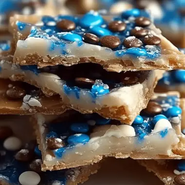 Hanukkah Candy Bark