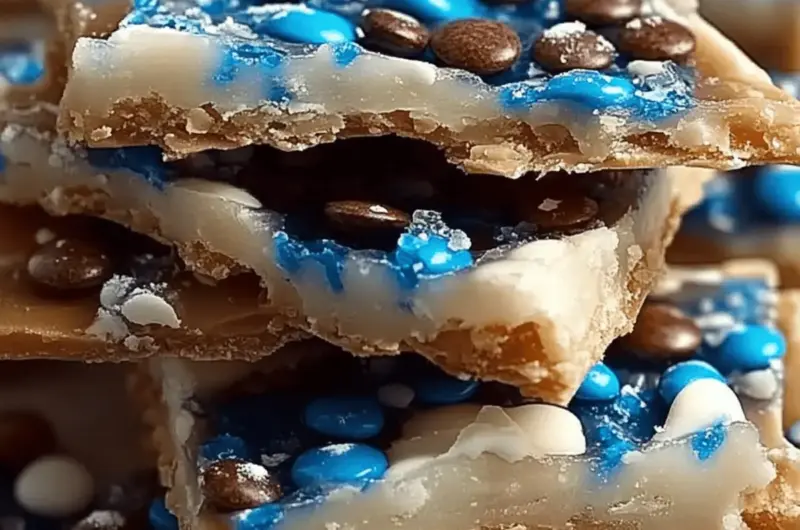 Hanukkah Candy Bark
