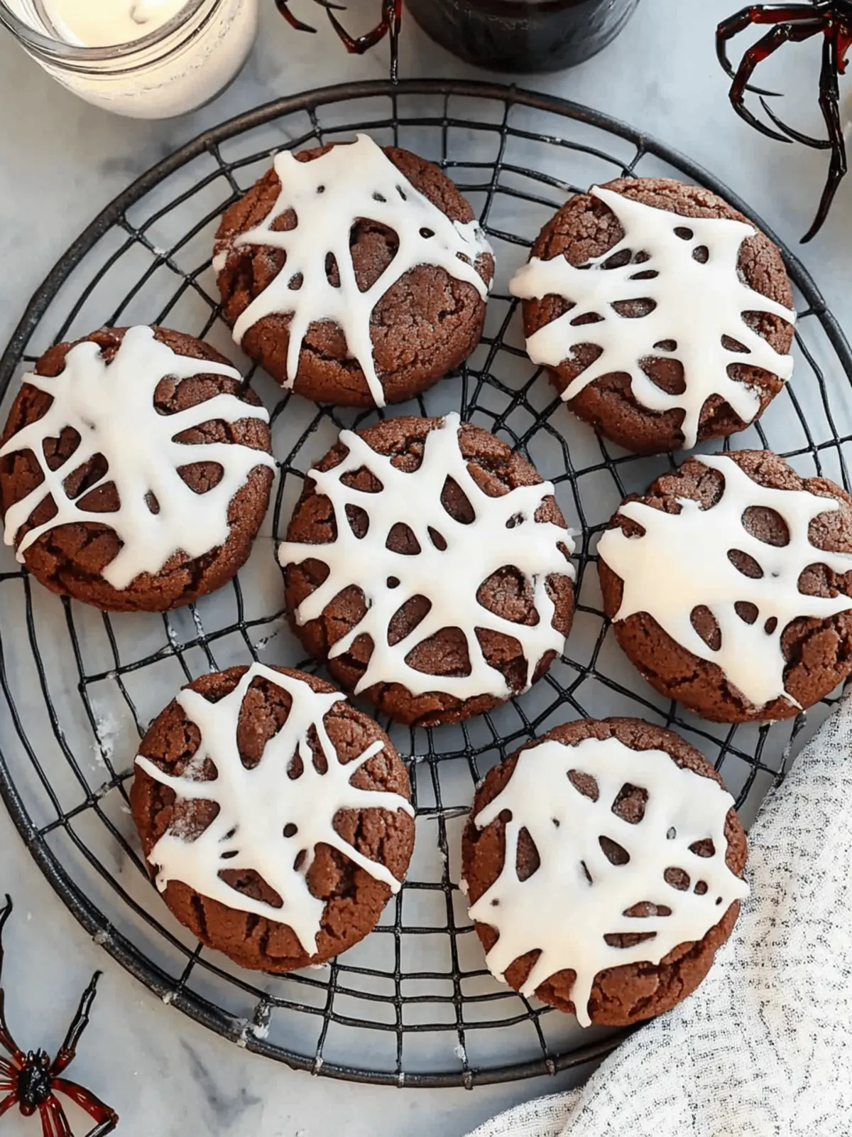 Spider Web Cookies