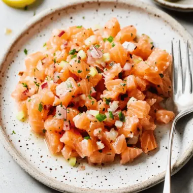 25-Minute Salmon Tartare