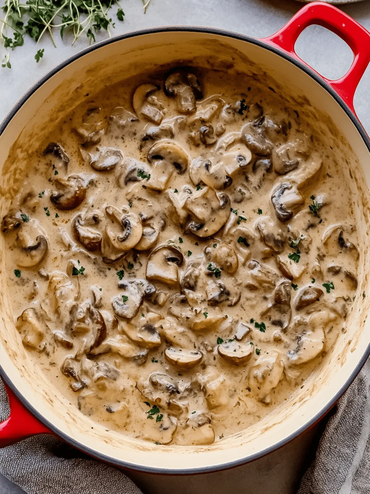 Mushroom Stroganoff