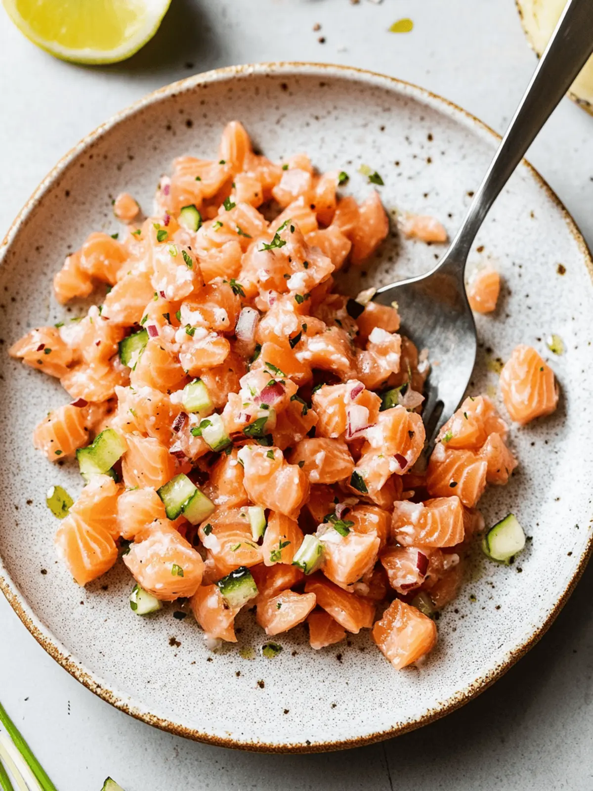 25-Minute Salmon Tartare