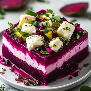 Beetroot and Goat’s Cheese Terrine