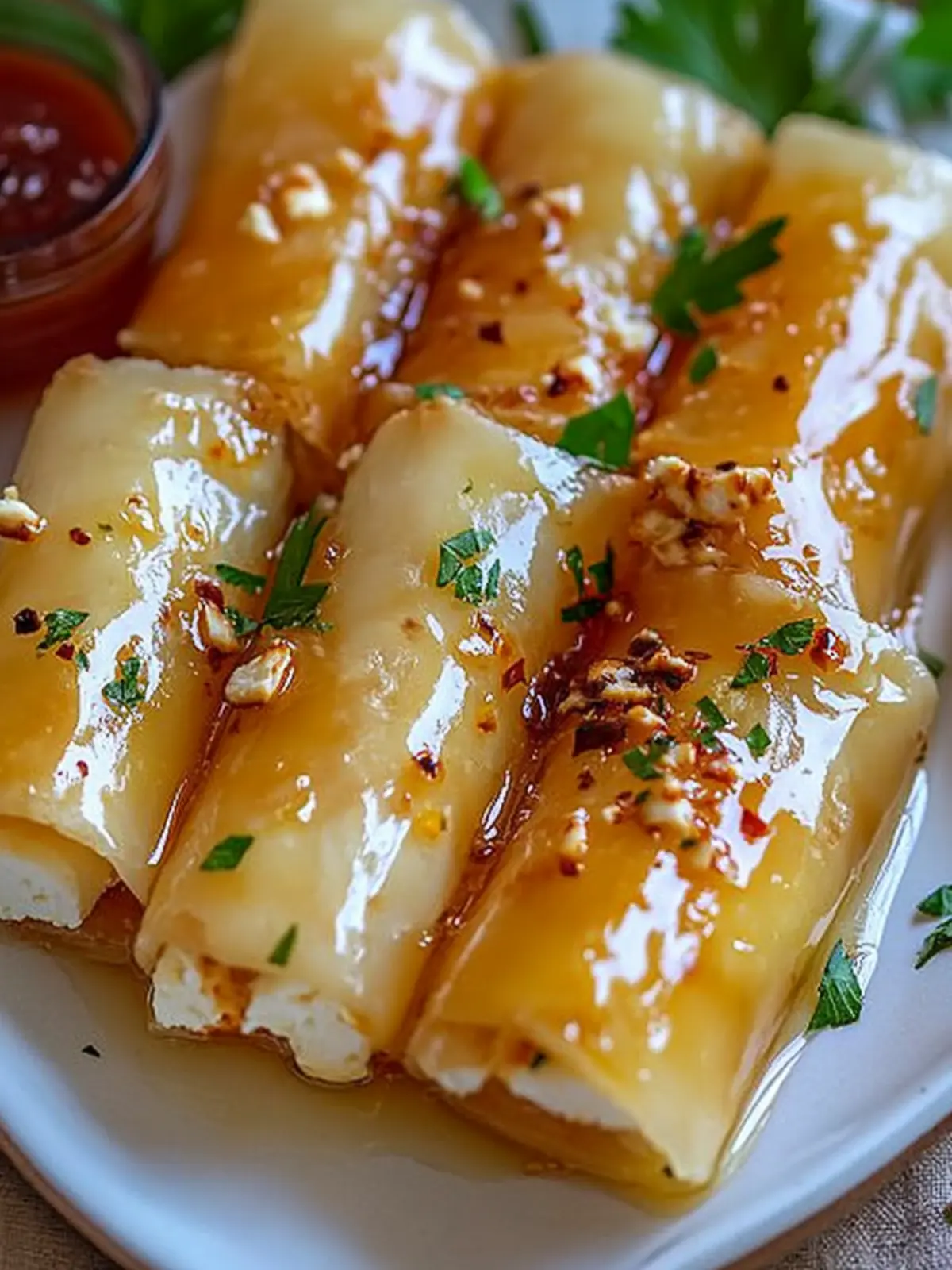 Oven Fried Feta Rolls