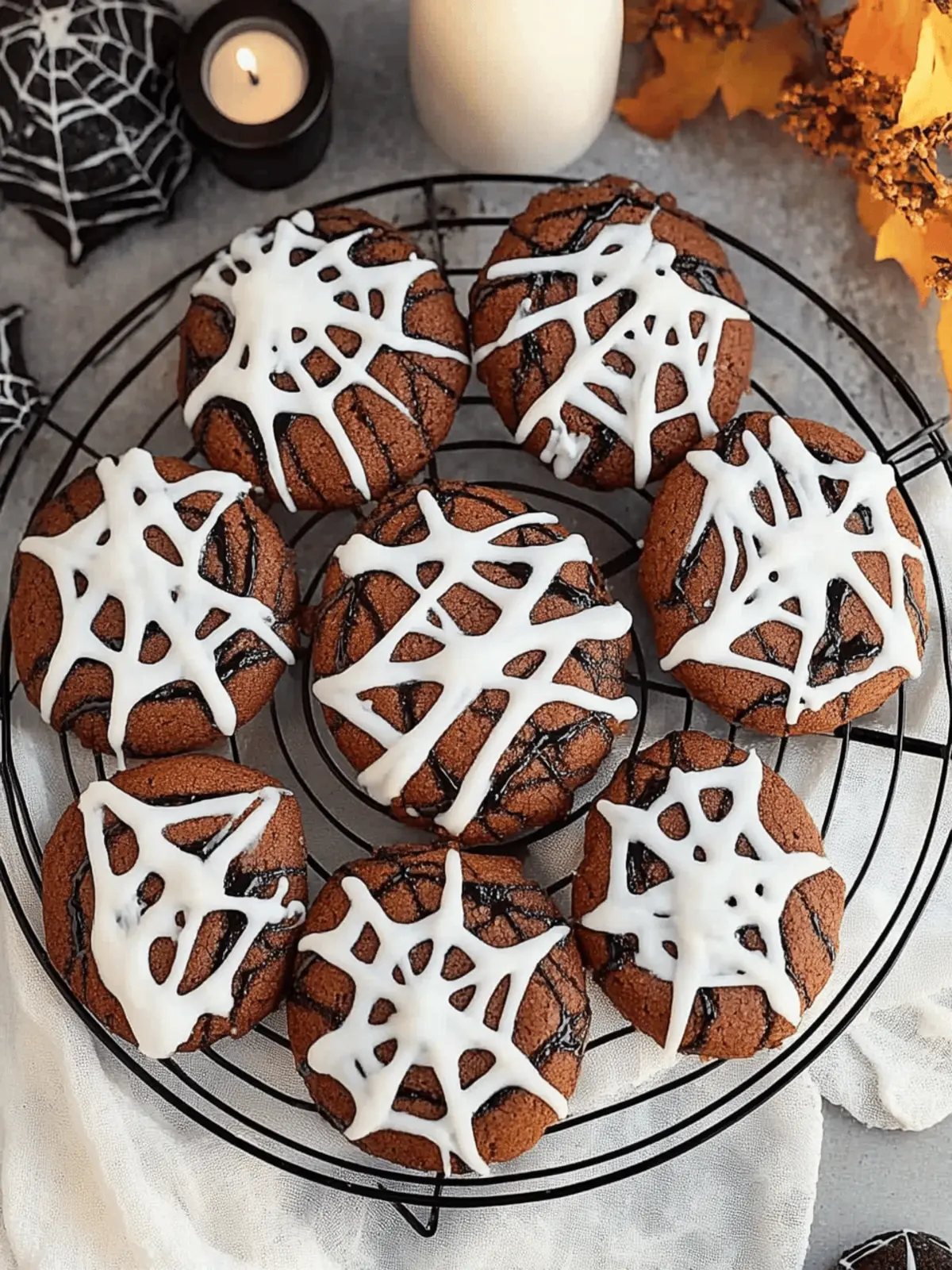 Spider Web Cookies