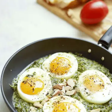 5-Minute Pesto Eggs