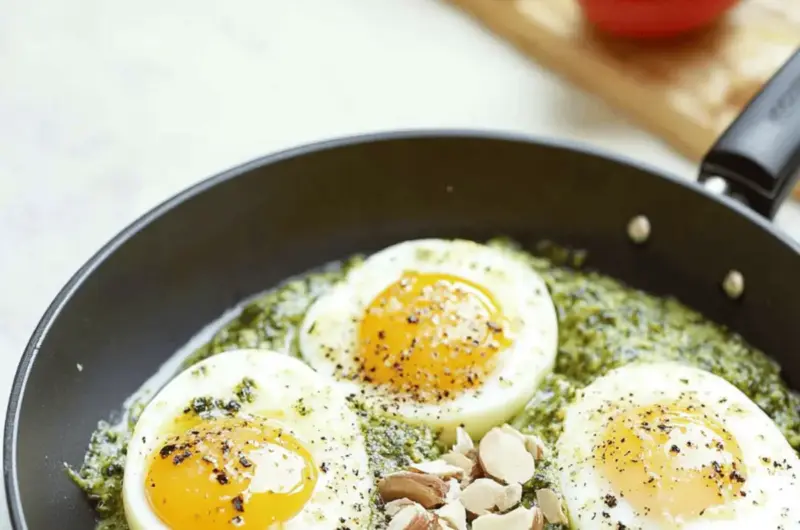 5-Minute Pesto Eggs