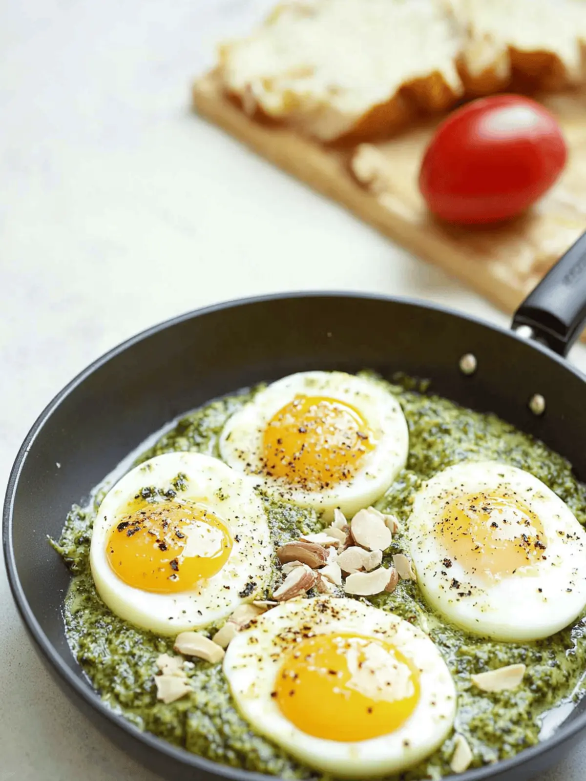 5-Minute Pesto Eggs