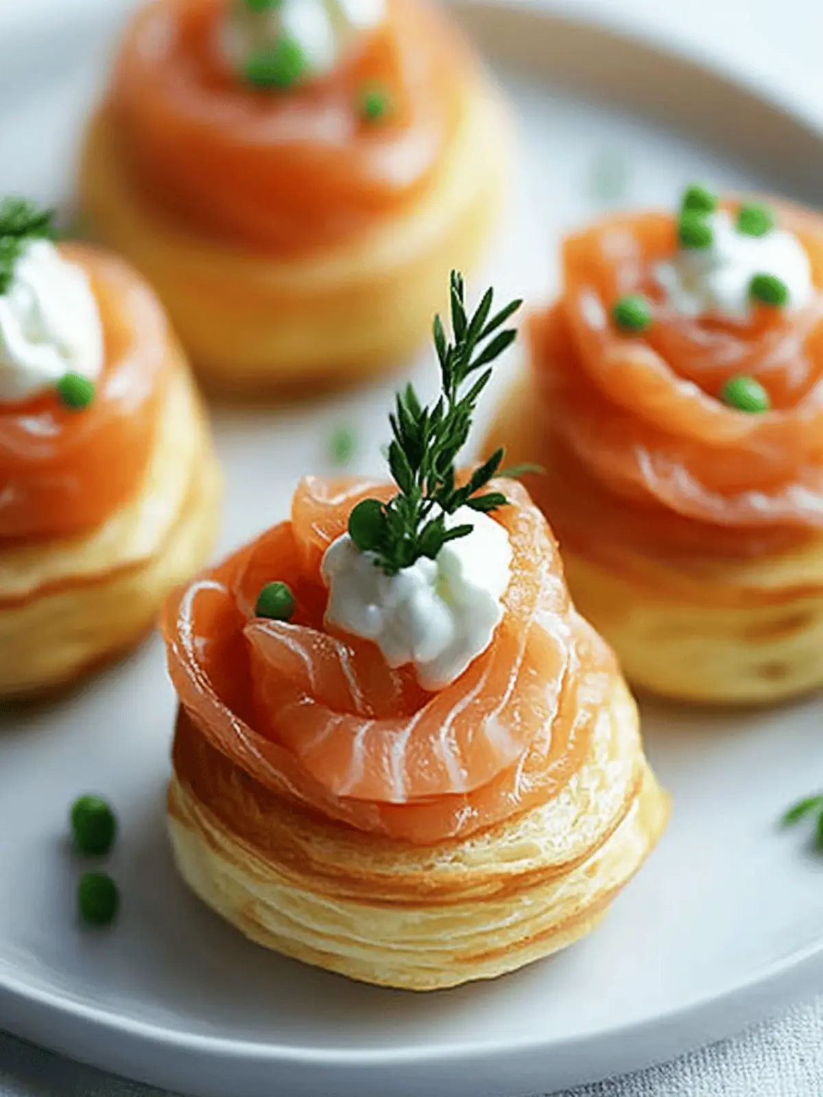Smoked Salmon Vol Au Vents