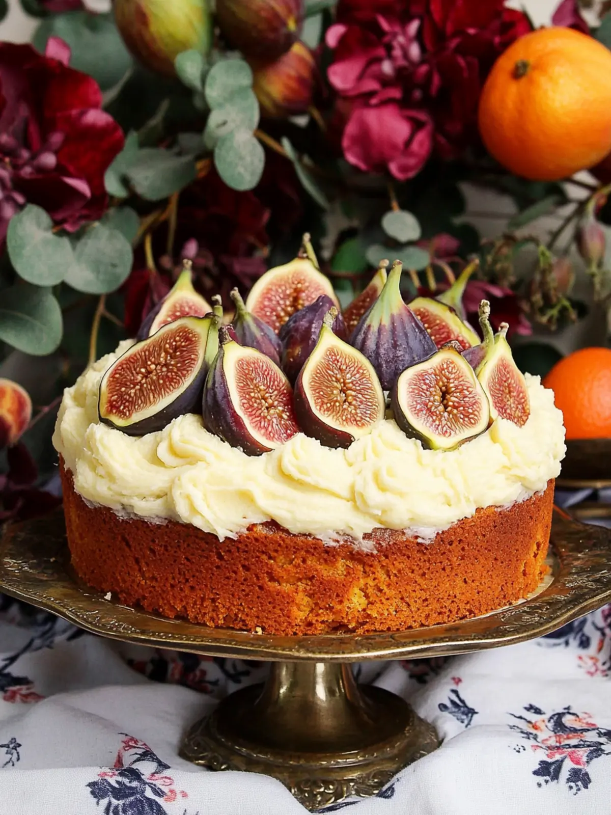 Deliciously Moist Orange Cardamom Fig Cake for Autumn Bliss 4 Orange Cardamom Fig Cake