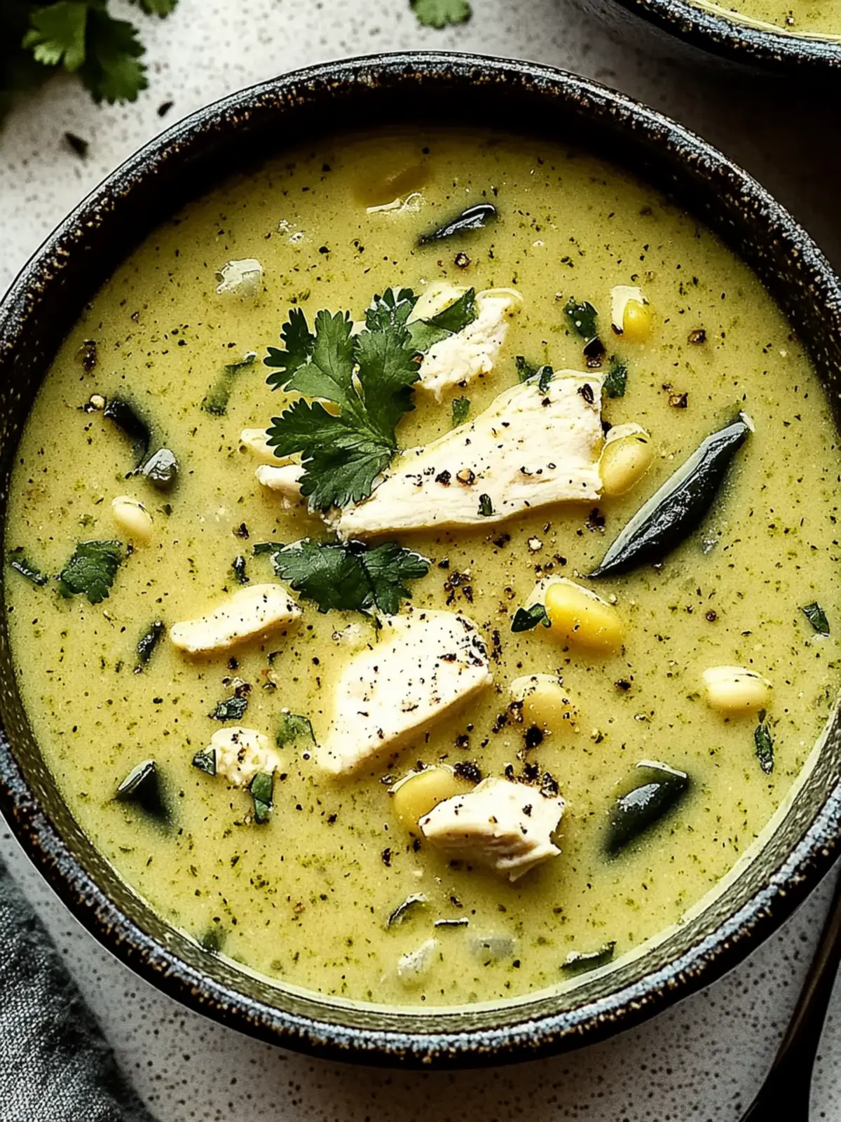 Roasted Poblano Soup
