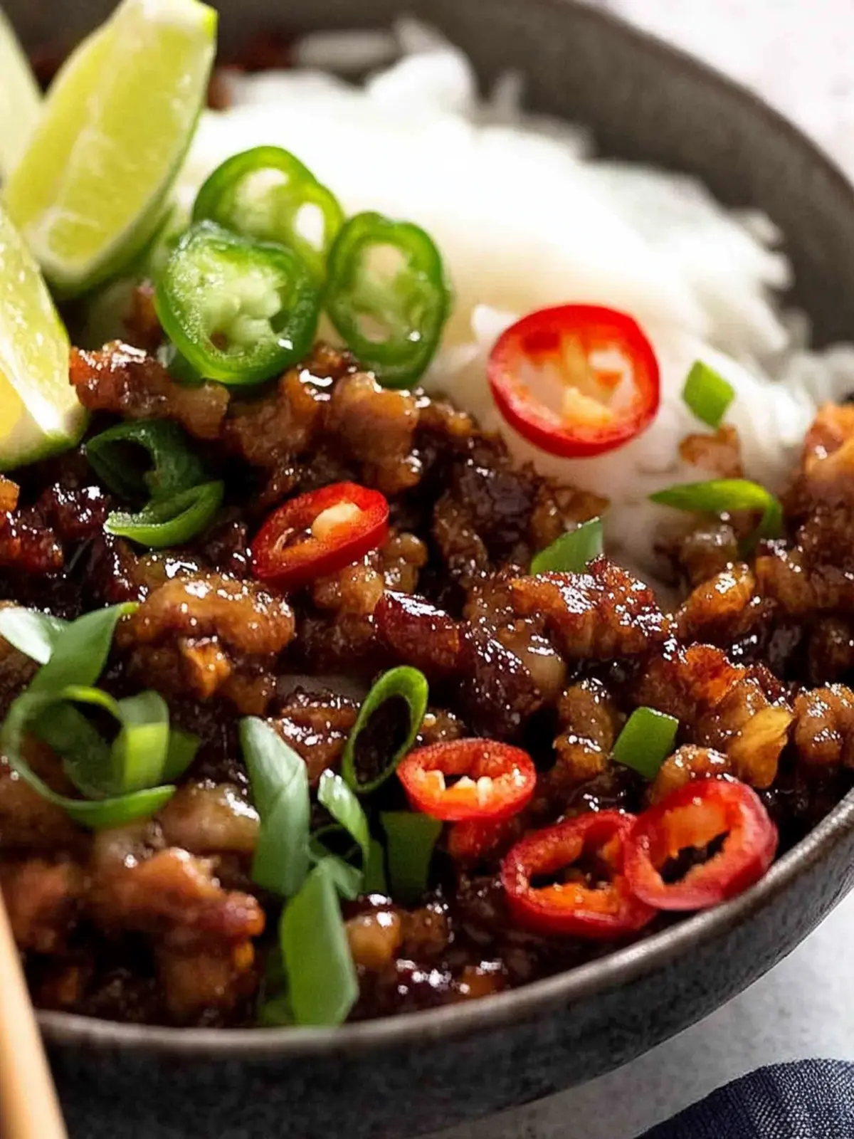 Vietnamese Caramelised Pork Bowls