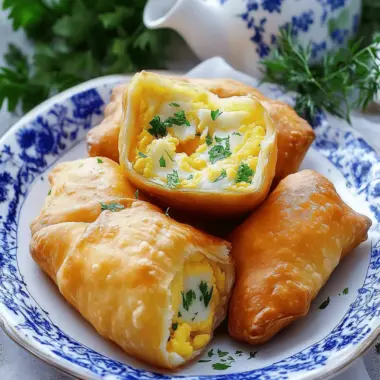Cheesy Egg & Cheese Piroshki
