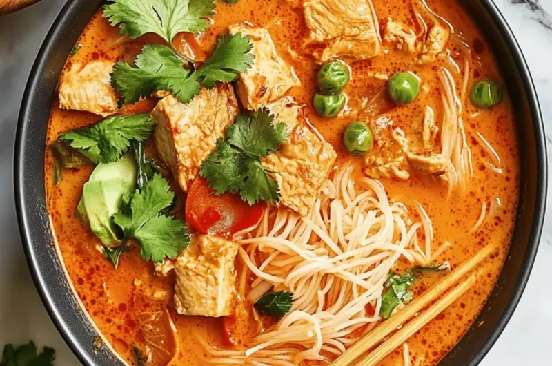 Thai Red Curry Noodle Soup