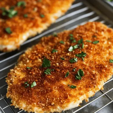 Crispy Panko Crusted Chicken