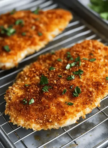 Crispy Panko Crusted Chicken