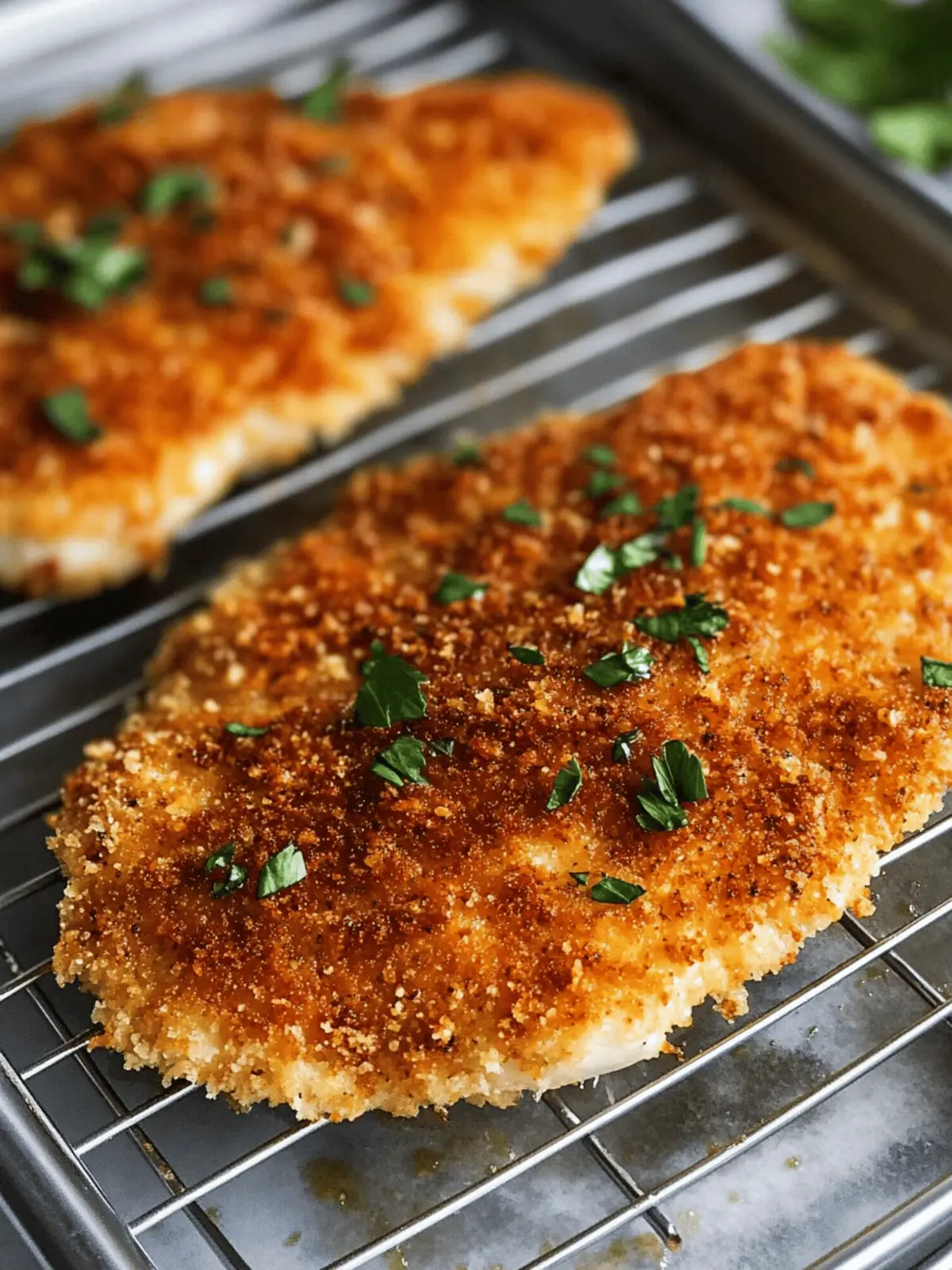 Crispy Panko Crusted Chicken