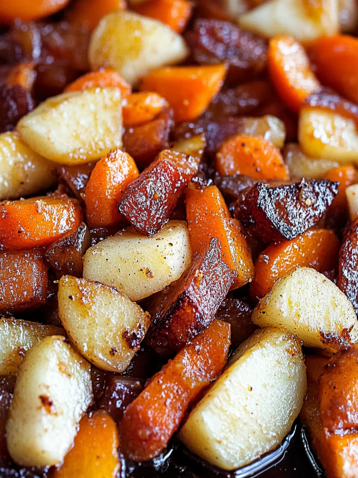 Maple Dijon Roasted Apples & Carrots: Fall's Sweet Delight 2 Maple Dijon Roasted Apples & Carrots