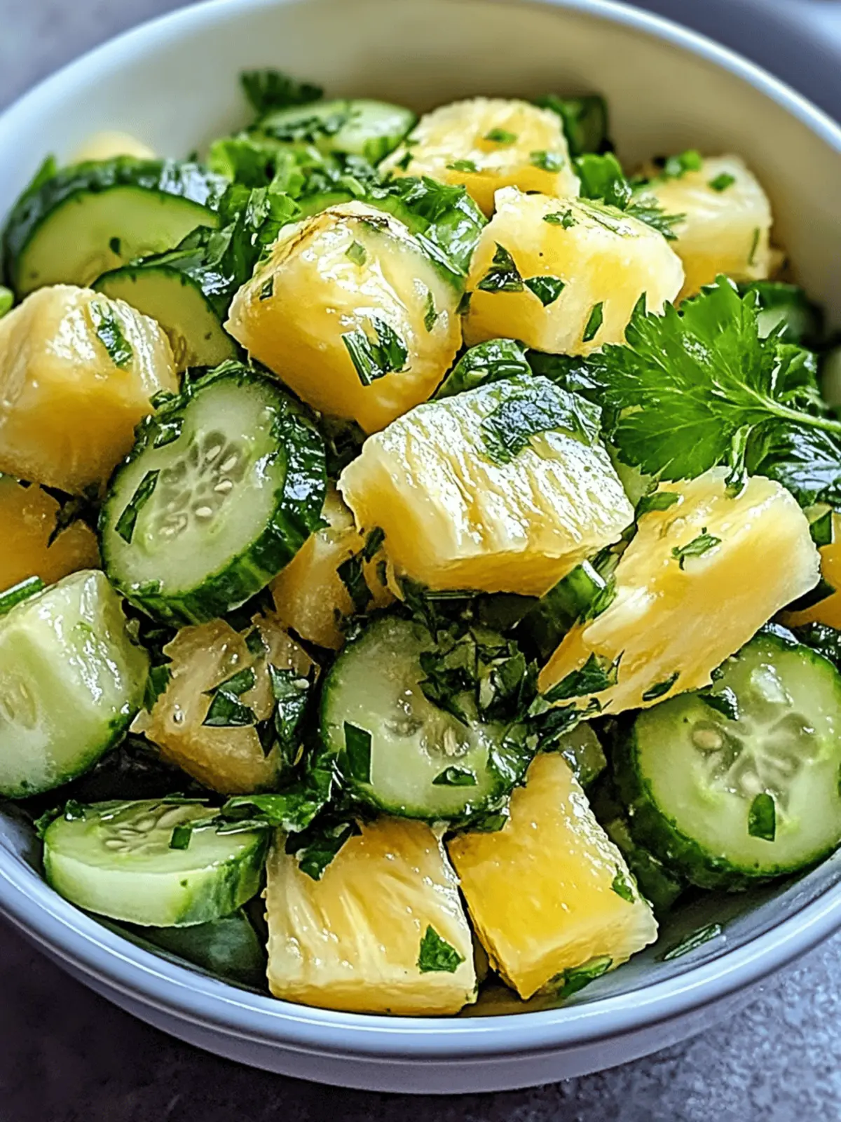 Zesty Pineapple Cucumber Salad That Screams Summer Freshness 2 Pineapple Cucumber Salad