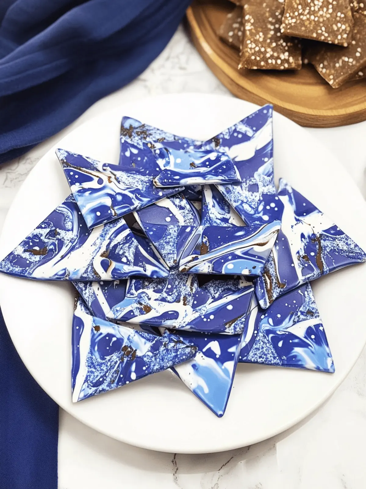HANUKKAH BARK CANDY